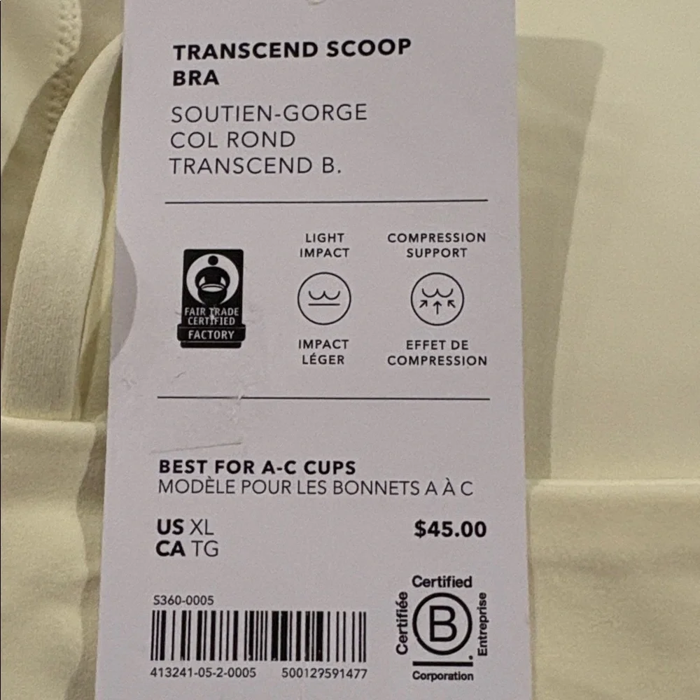 NWT Athleta Vital Glow Bra Size XL (Best for A-C Cups)